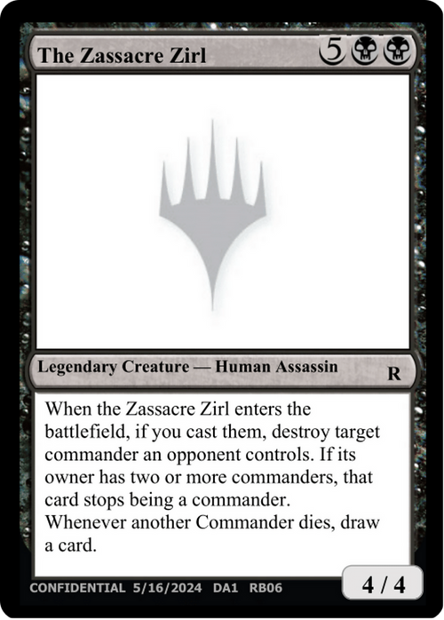 The Zassacre Zirl (UNK-RB06) - Unknown Event
