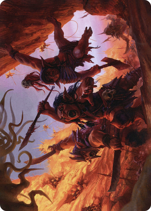 Swarming Goblins // Goblin (AAFR-024) - Adventures in the Forgotten Realms Art Series (Borderless)