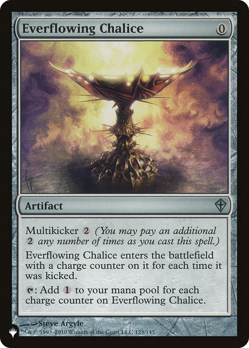 Everflowing Chalice (LIST-WWK-123) - The List