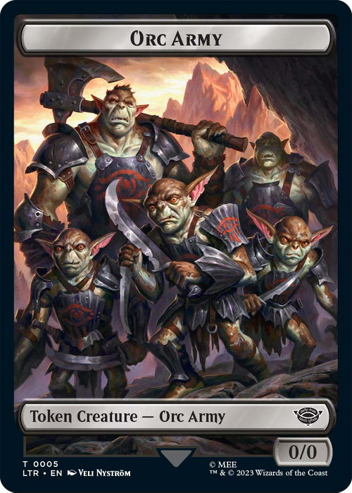 Orc Army (TLTR-005) - Tales of Middle-earth Tokens Foil