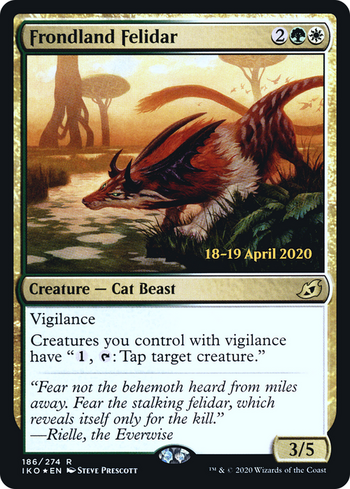 Frondland Felidar (PRE-186S) - Ikoria: Lair of Behemoths Promos Foil