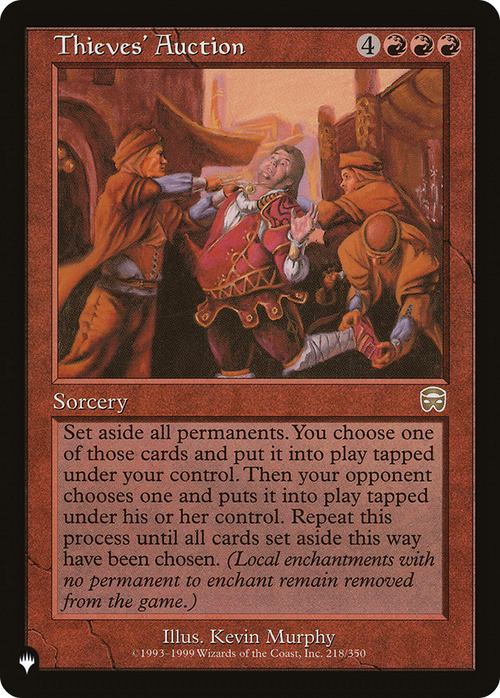Thieves' Auction (LIST-218/350) - The List