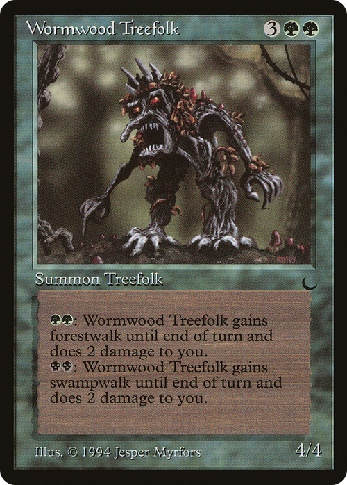 Wormwood Treefolk (DRK-) - The Dark