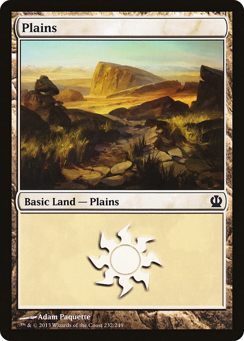 Plains (232) (THS-232) - Theros