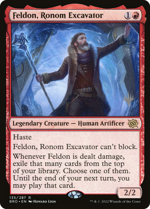 Feldon, Ronom Excavator (PPBRO-135) - The Brothers' War Promos Foil
