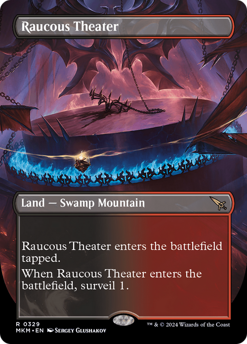 Raucous Theater (Borderless) (MKM-329) - Murders at Karlov Manor Foil