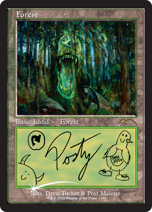 Forest (Post Malone) (SLD-1194) - Secret Lair Drop Foil