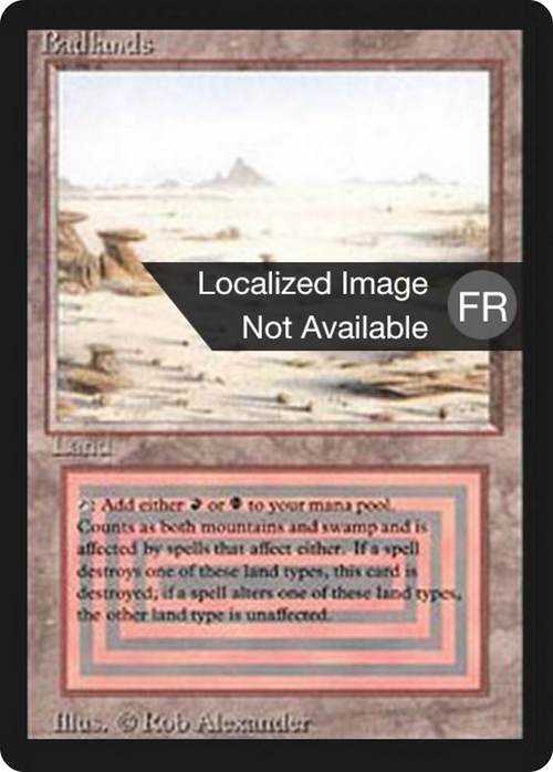 Badlands (FBB-) - Foreign Black Border