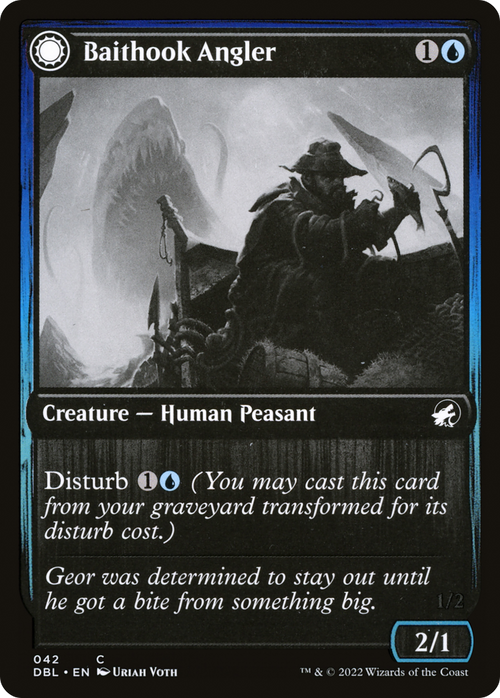 Baithook Angler (DBL-042) - Innistrad: Double Feature: (Double Faced Transform)