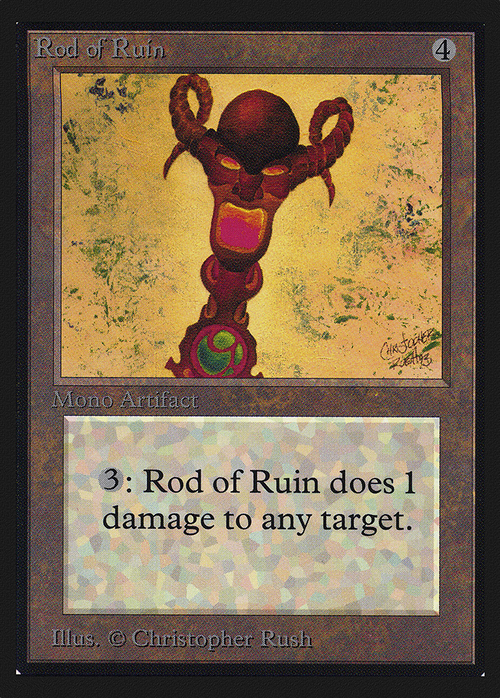 Rod of Ruin (IE) (IED-) - Intl. Collectors' Edition