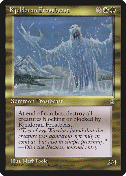 Kjeldoran Frostbeast (ICE-) - Ice Age