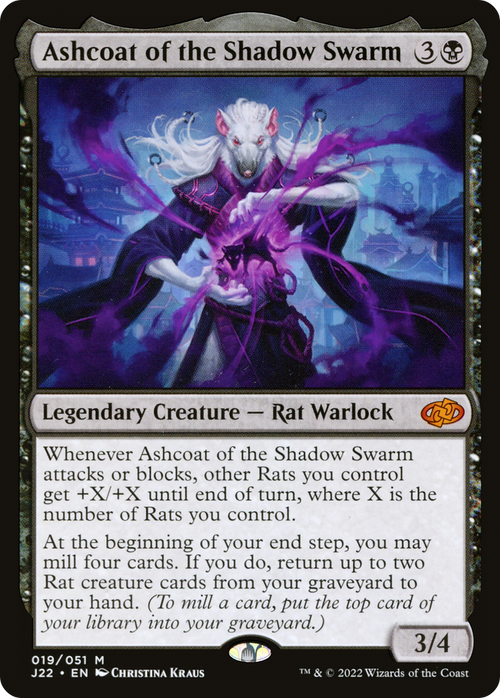 Ashcoat of the Shadow Swarm (J22-019) - Jumpstart 2022