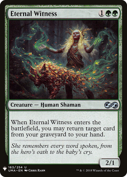 Eternal Witness (UMA) (LIST-UMA-163) - The List