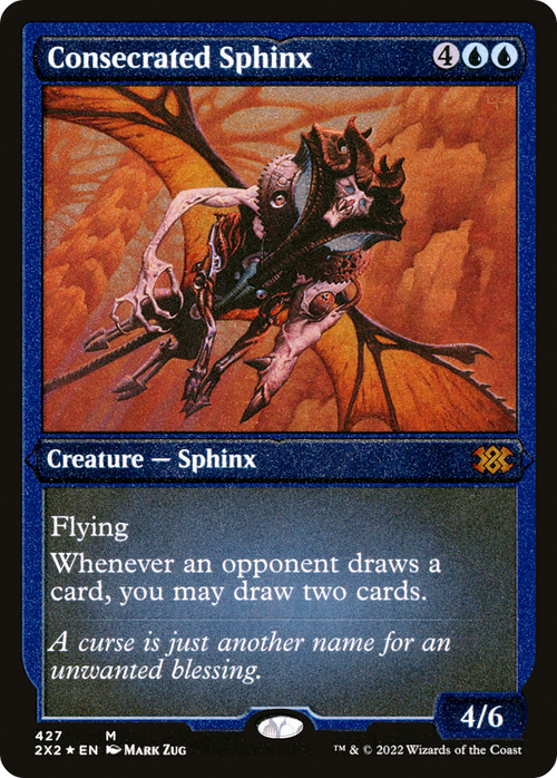 Consecrated Sphinx (Foil Etched) (2X2-427) - Double Masters 2022 Foil
