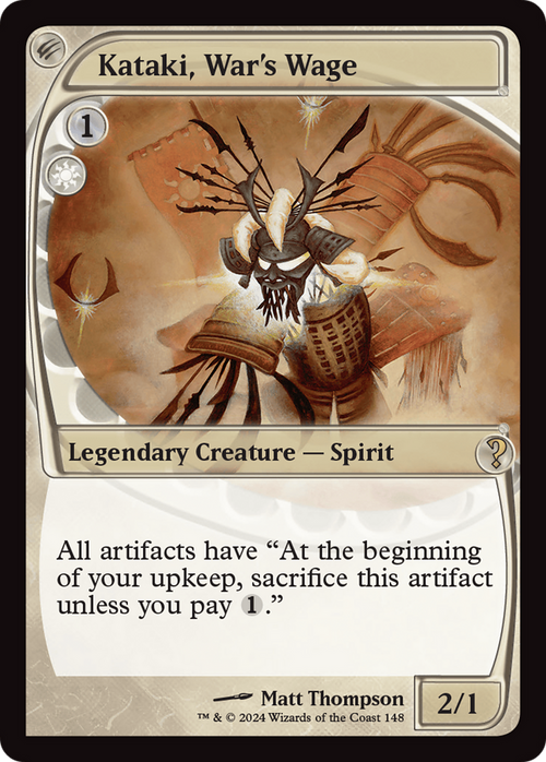 Kataki, War's Wage (Future Sight) (MB2-148) - Mystery Booster 2 Foil
