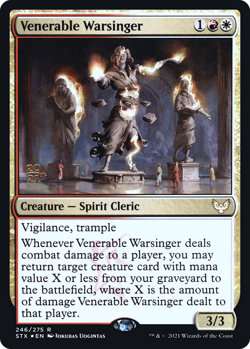 Venerable Warsinger (PRE-246S) - Strixhaven: School of Mages Promos Foil