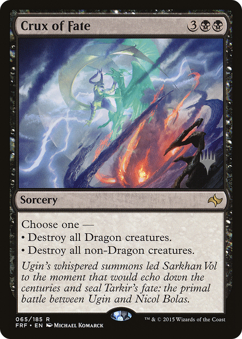 Crux of Fate (PPIKO-65P) - Fate Reforged Promos