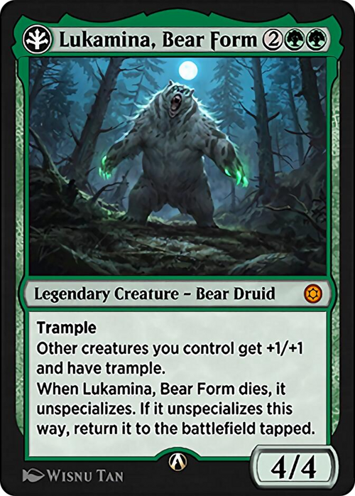 Lukamina, Bear Form (HBG-17G) - Alchemy Horizons: Baldur's Gate