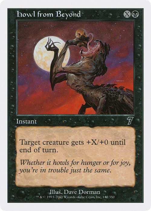Howl from Beyond (7ED-142) - 7th Edition Foil