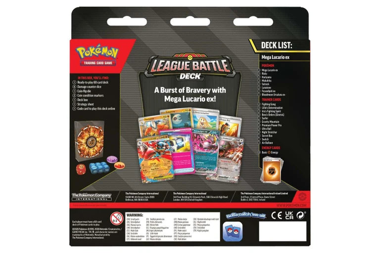 Pokemon TCG: League Battle Deck (Mega Lucario ex)