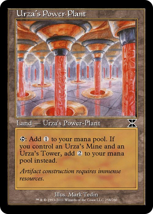 Urza's Power Plant (ME4-258C) - Masters Edition IV Foil