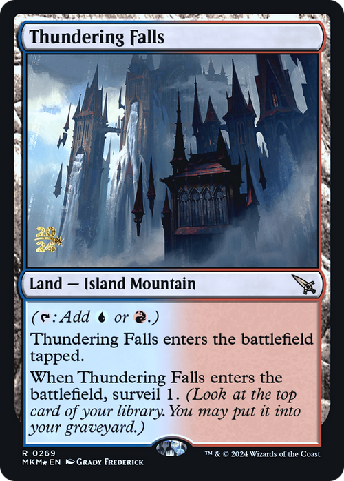 Thundering Falls (PRE-269) - Murders at Karlov Manor Promos Foil