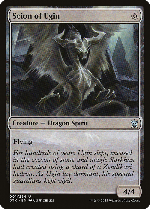 Scion of Ugin (DTK-001) - Dragons of Tarkir Foil