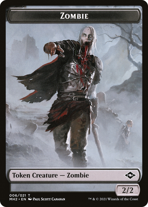 Zombie (TMH2-006) - Modern Horizons 2 Tokens Foil
