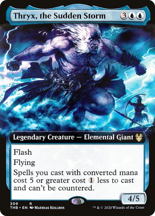 Thryx, the Sudden Storm (Extended Art) (THB-309) - Theros Beyond Death: (Extended Art) Foil
