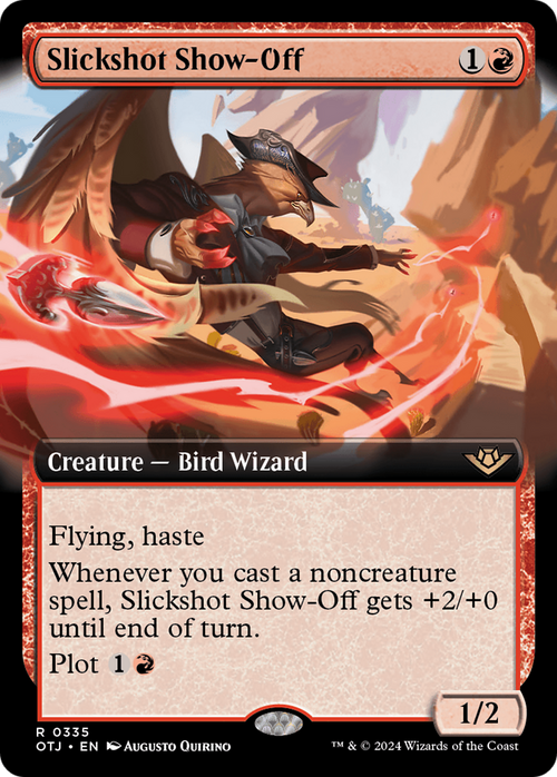 Slickshot Show-Off (Extended Art) (OTJ-335) - Outlaws of Thunder Junction: (Extended Art) Foil
