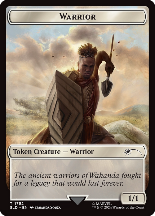 Warrior Token (SLD-1752) - Secret Lair Drop