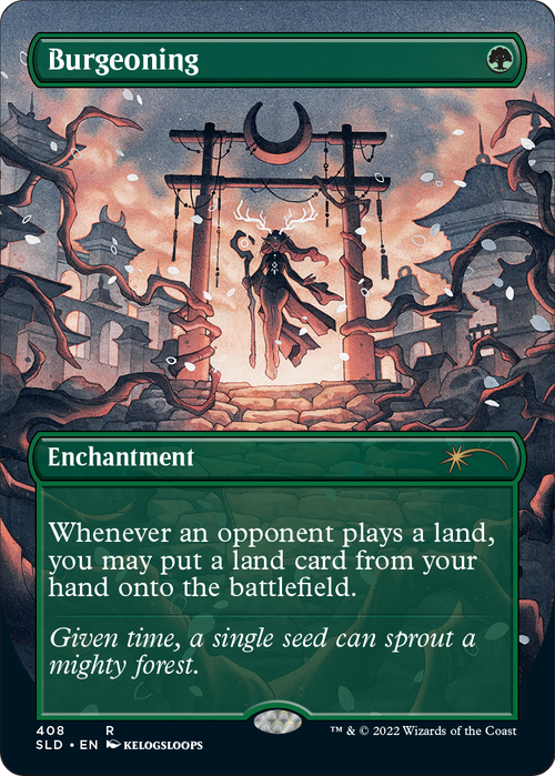 Burgeoning (Borderless) (SLD-408) - Secret Lair Drop