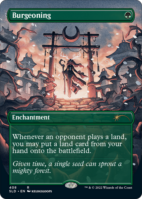 Burgeoning (Borderless) (SLD-408) - Secret Lair Drop