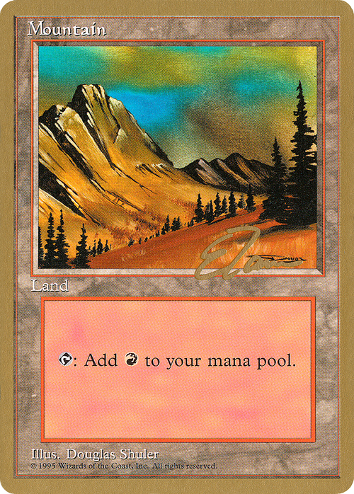Mountain (C) - 1996 Eric Tam (4ED) (WCD-) - Pro Tour Collector Set