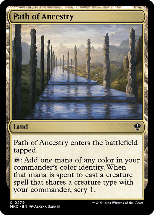 Path of Ancestry (MKC-279) - Murders at Karlov Manor Commander