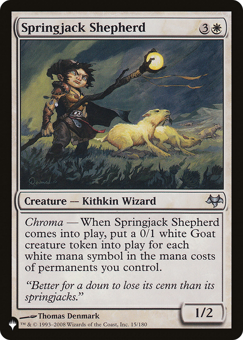 Springjack Shepherd (PLST-EVE-15) - The List