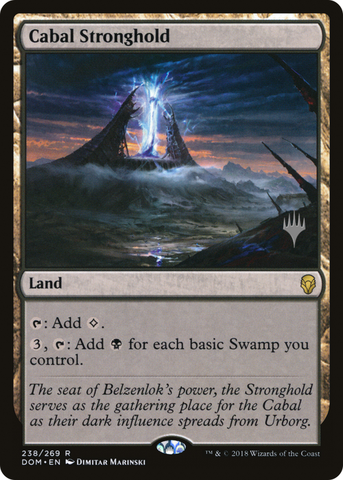 Cabal Stronghold (PPM20-238P) - Dominaria Promos Foil