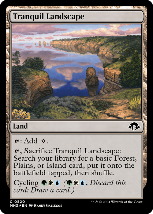 Tranquil Landscape (Ripple Foil) (MH3-520) - Modern Horizons 3 Foil