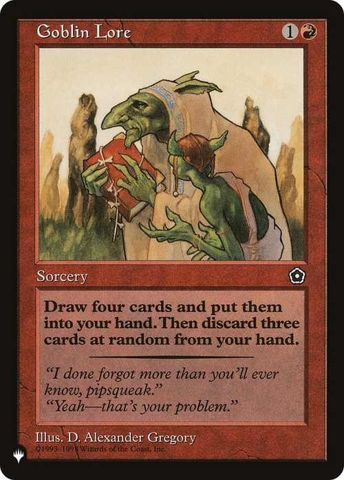 Goblin Lore (LIST-P02-99) - The List