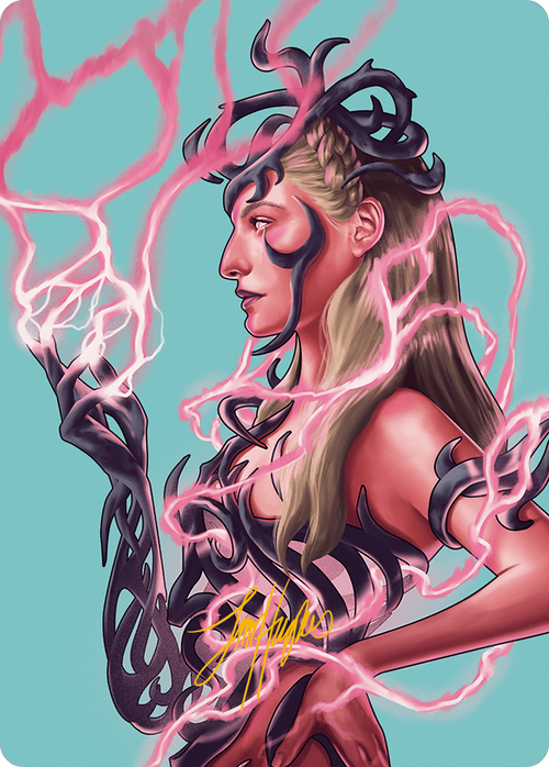 Breya, Etherium Shaper // Breya, Etherium Shaper (AMH3-049) - Modern Horizons 3 Art Series (Borderless) Foil