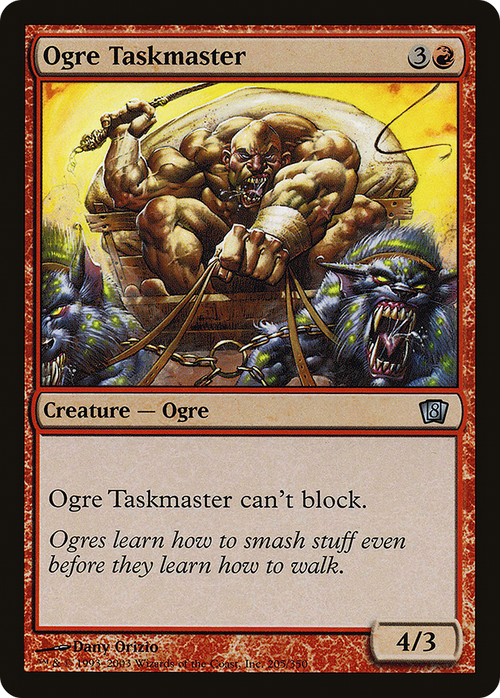 Ogre Taskmaster (8ED-205) - 8th Edition Foil