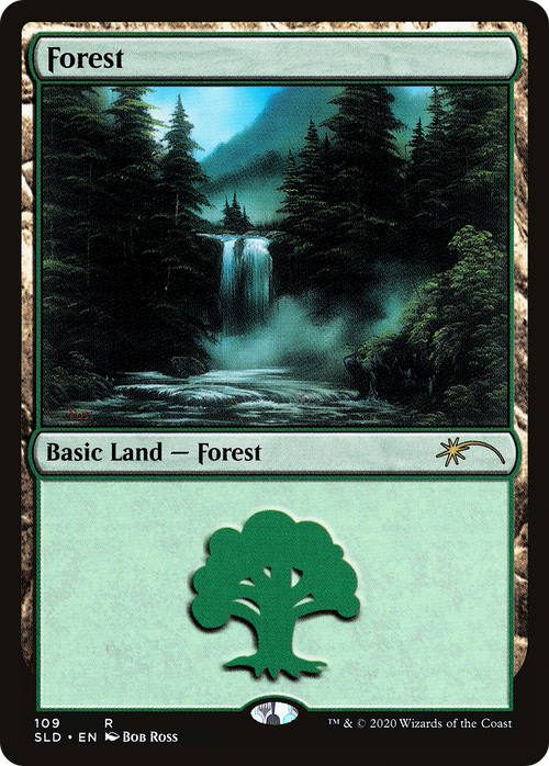 Forest (109) (Bob Ross) (SLD-109) - Secret Lair Drop Foil