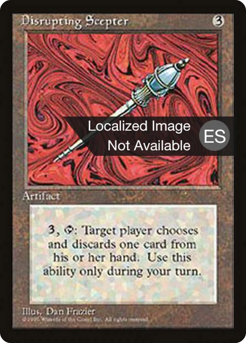 Disrupting Scepter (4BB-) - Fourth Edition Foreign Black Border