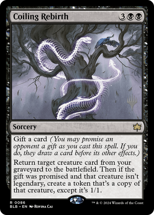 Coiling Rebirth (PPBLB-086) - Bloomburrow Promos Foil