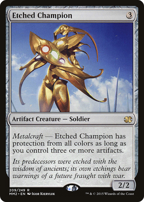 Etched Champion (MM2-209) - Modern Masters 2015