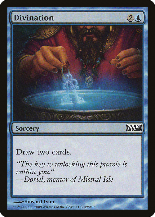 Divination (M10-049) - Magic 2010 Foil