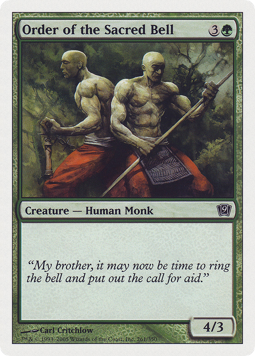 Order of the Sacred Bell (9ED-261) - 9th Edition Foil