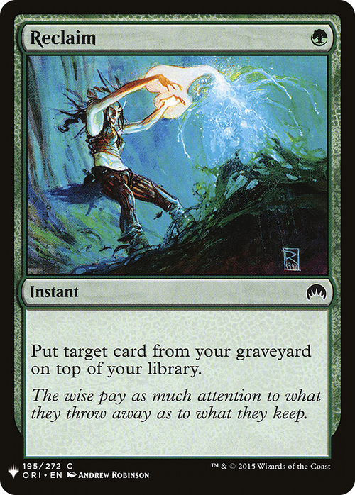 Reclaim (LIST-ORI-195) - The List