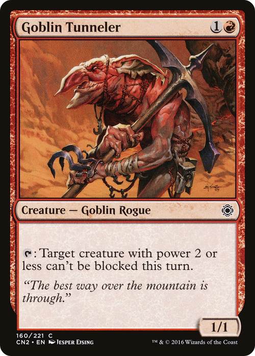 Goblin Tunneler (CN2-160) - Conspiracy: Take the Crown Foil