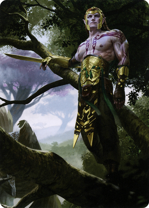 Tyvar Kell // Tyvar Kell (ASKHM-053) - Art Series: Kaldheim (Borderless) Foil